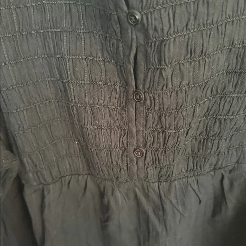 NWT Lane Bryant 26/28 Black Blouse - Picture 4 of 5